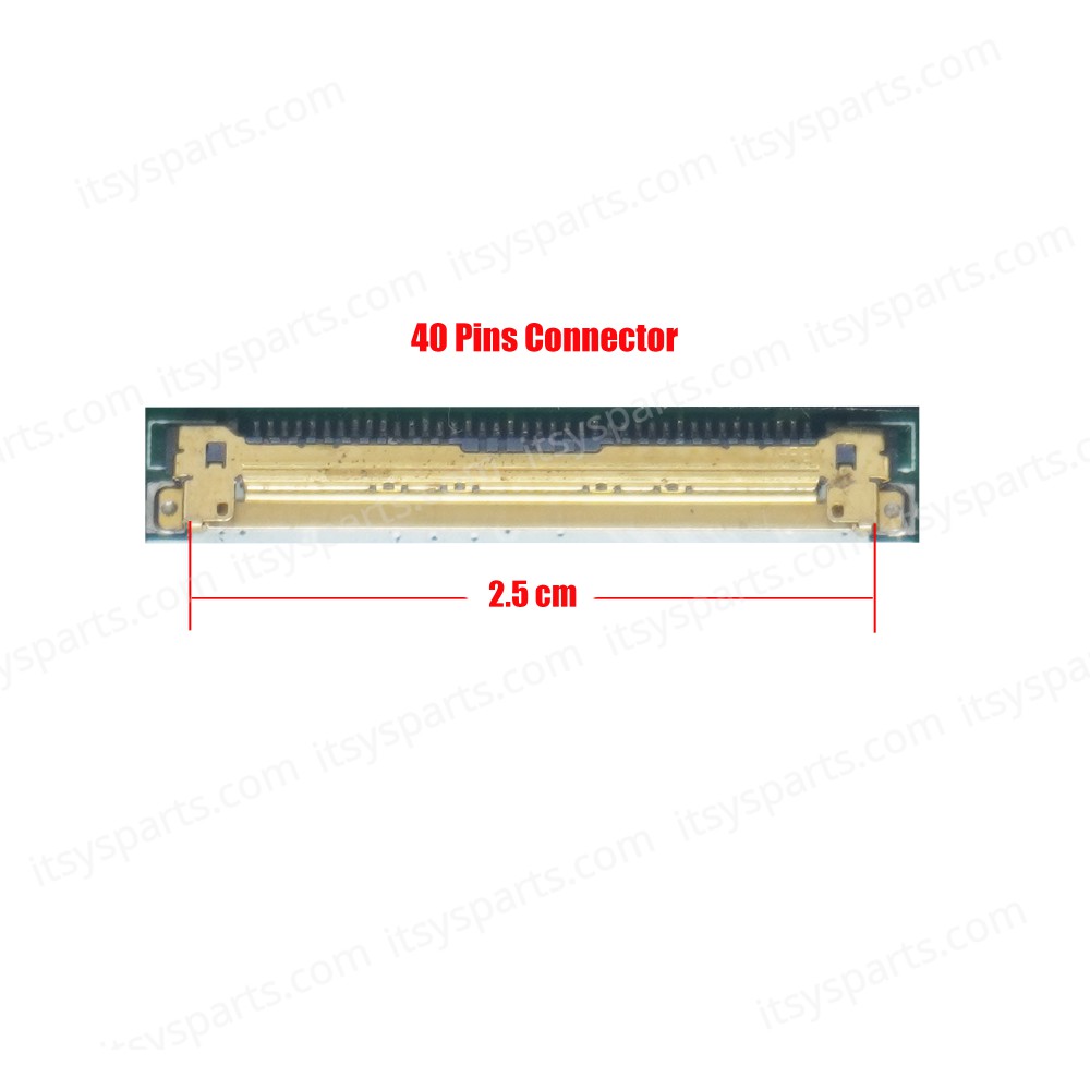 Laptop Monitor 13.3'' 1366x768 WXGA HD LED 40pin Slim (L) Laptop Screen Monitor (Ref. 1-2628)