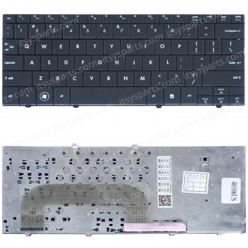 Keyboard Laptop HP Compaq Mini 110-1000 110-1045DX 110-1046NR 110-1047NR 110-1050CA 110-1050NR HP110-1120LA HP 533549-001 533549-121 533549-161 533549-201 533551-031 533551-041 KEYBOARD(Ref.40106US)