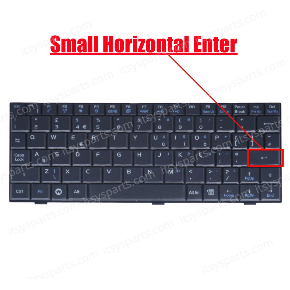 Keyboard Laptop Asus EEE PC 7 inch: 2G 4G 8G Surf 700 700X 701 701 701C 701SD 701SDX 702 703 EEE PC 9 inch: 900 900A 900HD 901 04GN022KUS00-1 MP-07C63US-528 V072462BS2 V072452AS1 04GN022KIT30 V072462BK2 UK VERSION BLACK KEYBOARD(Ref.40181UK)