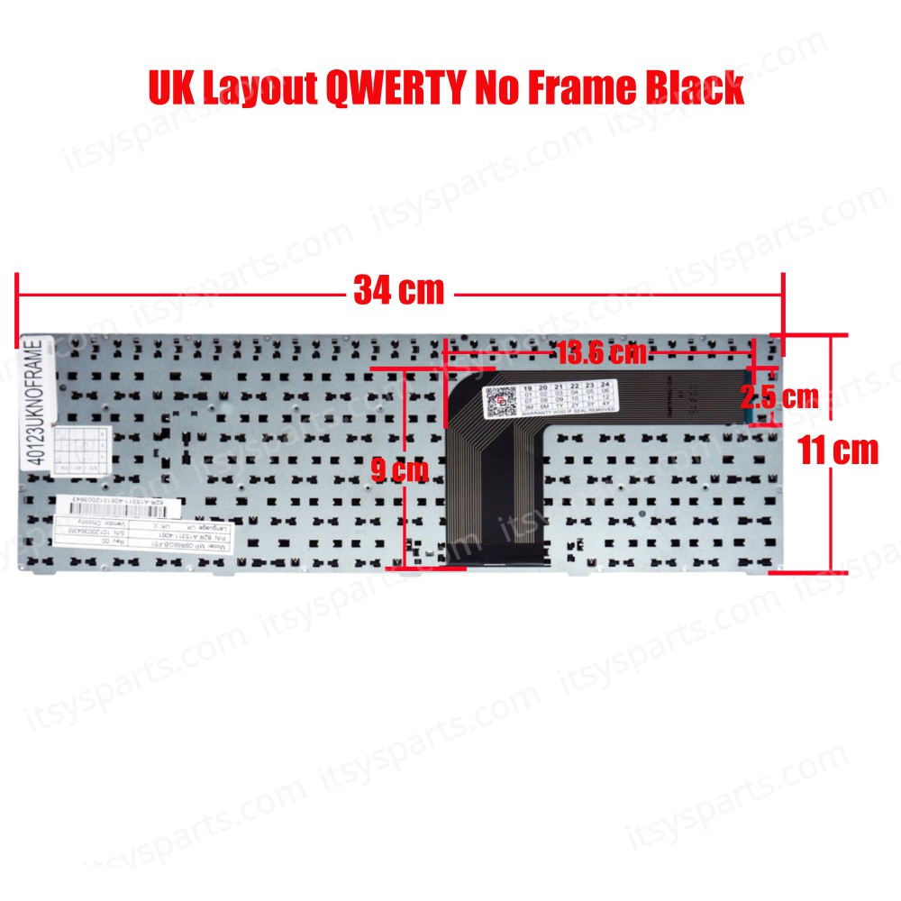 Laptop Keyboard Advent Monza C1 UK Keyboard MP-10N28GB-F513 82R-15C311-4061 82R-15C331-4061 82R-15C331-4061 10N2F513GBL-c ADVENT MONZA C1E1N1N2V100T100 MP-10N28GB-F51382R-15C311-406182R-15C331-4061(Ref.40123UKNOFRAME)