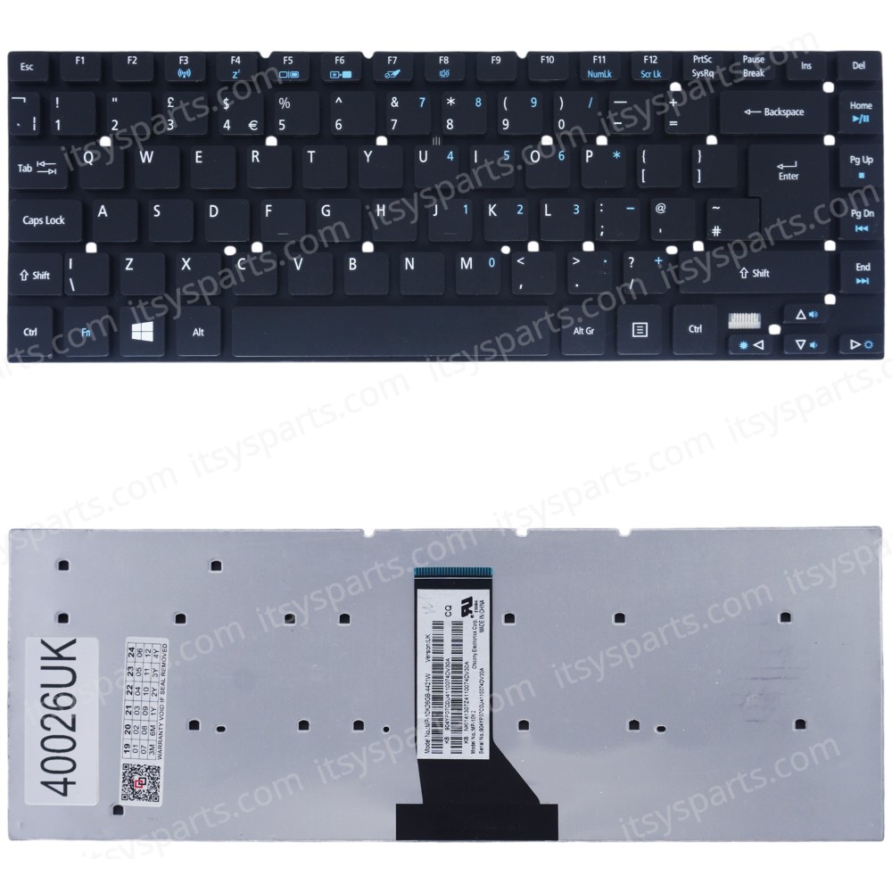 Keyboard Laptop Keyboard for Acer Timeline 3830 3830T 3830G 3830TG GATEWAY NV47H MS2317 4830 4830T 4830G 4830TG 4755G Acer 3830 3830G 3830T 3830T 3830TG 4755 4755G 4830 4830G 4830T 4830T 4830TG 4830Z E1-410 E1-410G UK No Frame Black ( Ref.No.40026UK )