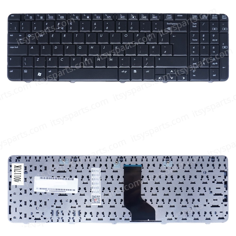 Keyboard Laptop HP Compaq Presario CQ60 CQ60Z G60 G60T 496771-001 502958-001 V091452AS1 MP-08A93US-442 496771-001 NSK-HAA01 496771-001 535009-001 NSK-HAC01,MP-08A96GB-442(Ref.40117UK)