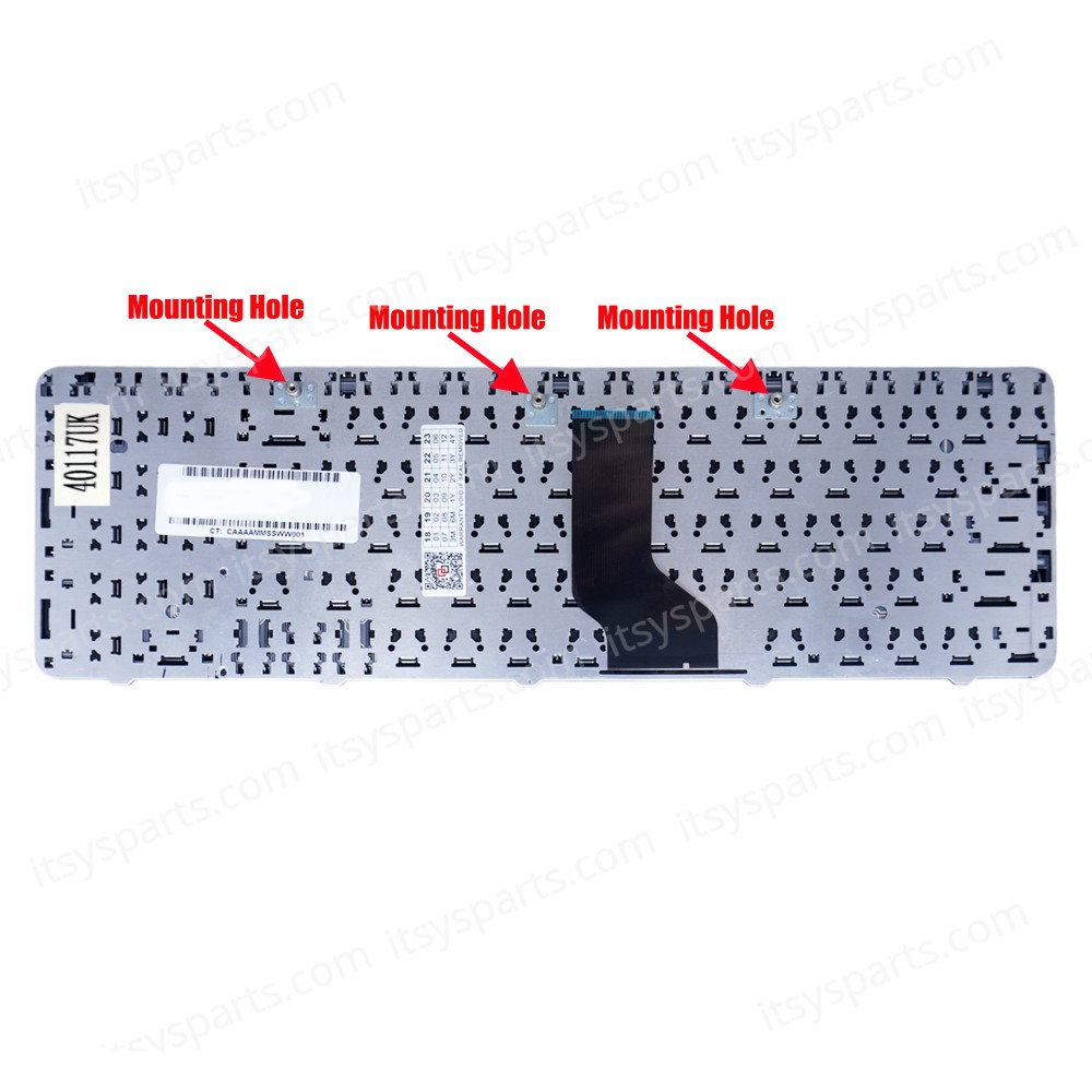 Keyboard Laptop HP Compaq Presario CQ60 CQ60Z G60 G60T 496771-001 502958-001 V091452AS1 MP-08A93US-442 496771-001 NSK-HAA01 496771-001 535009-001 NSK-HAC01,MP-08A96GB-442(Ref.40117UK)