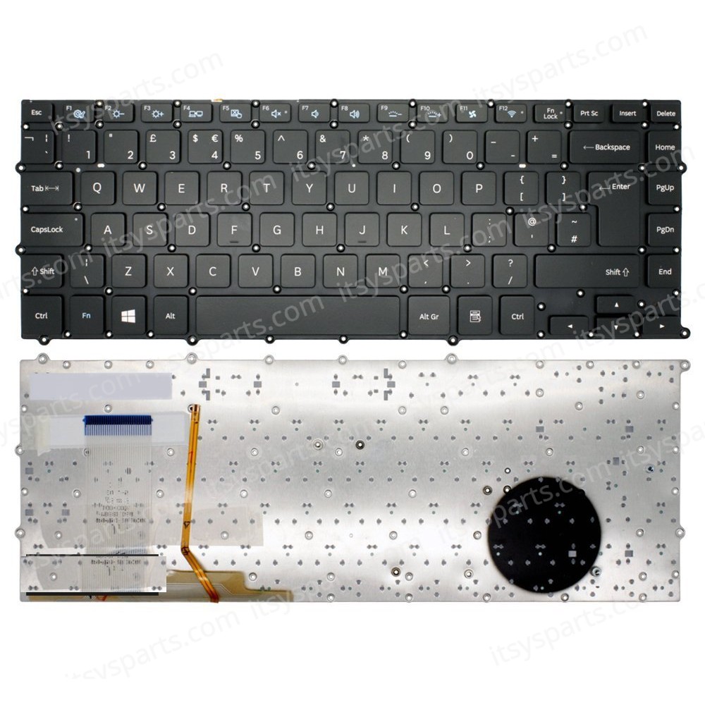 Keyboard Laptop Keyboard Samsung NP900X4B NP900X4C NP900X4D BA59-03463A UK BACKLIT VERSION BLACK KEYBOARD(Ref.40188UKBACKLIT)