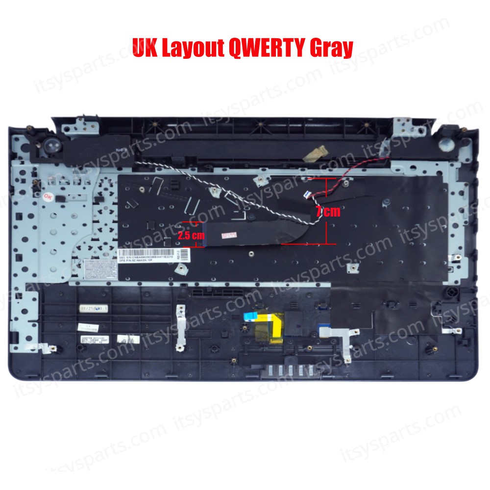Laptop Keyboard SAMSUNG NP RC710 RC711 RC720 RF709 BA75-02837A BA75-02838A 9Z.N6ASN.101 9Z.N6ASN.10F 9Z.N6ASN.10F 9Z.N6ASN.10G 9Z.N6ASN.10R 9Z.N6ASN.10U WITH PALMREST UK VERSION BLACK KEYBOARD(Ref.40272UK)