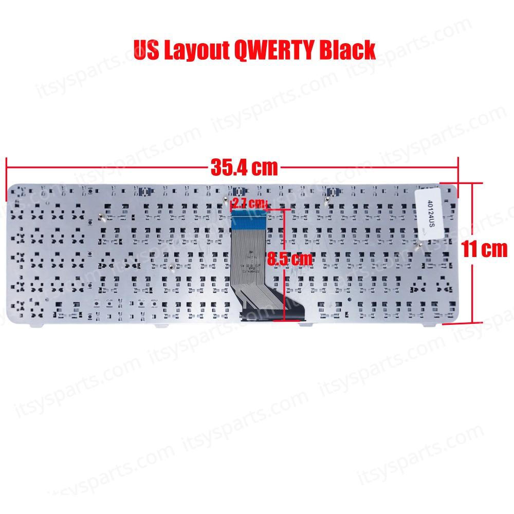Keyboard Laptop HP Compaq Presario CQ61 G61 G61-100 VT994EA CQ61-310SD G61-200 G61-300 CQ61-200 CQ61-100 CQ61-300 G6-420ED AEOP6+00010 532818-151 517865-151 532819-151 517865-031 CQ61-430EV US KSVERSION BLACK KEYBOARD(Ref.40124US)