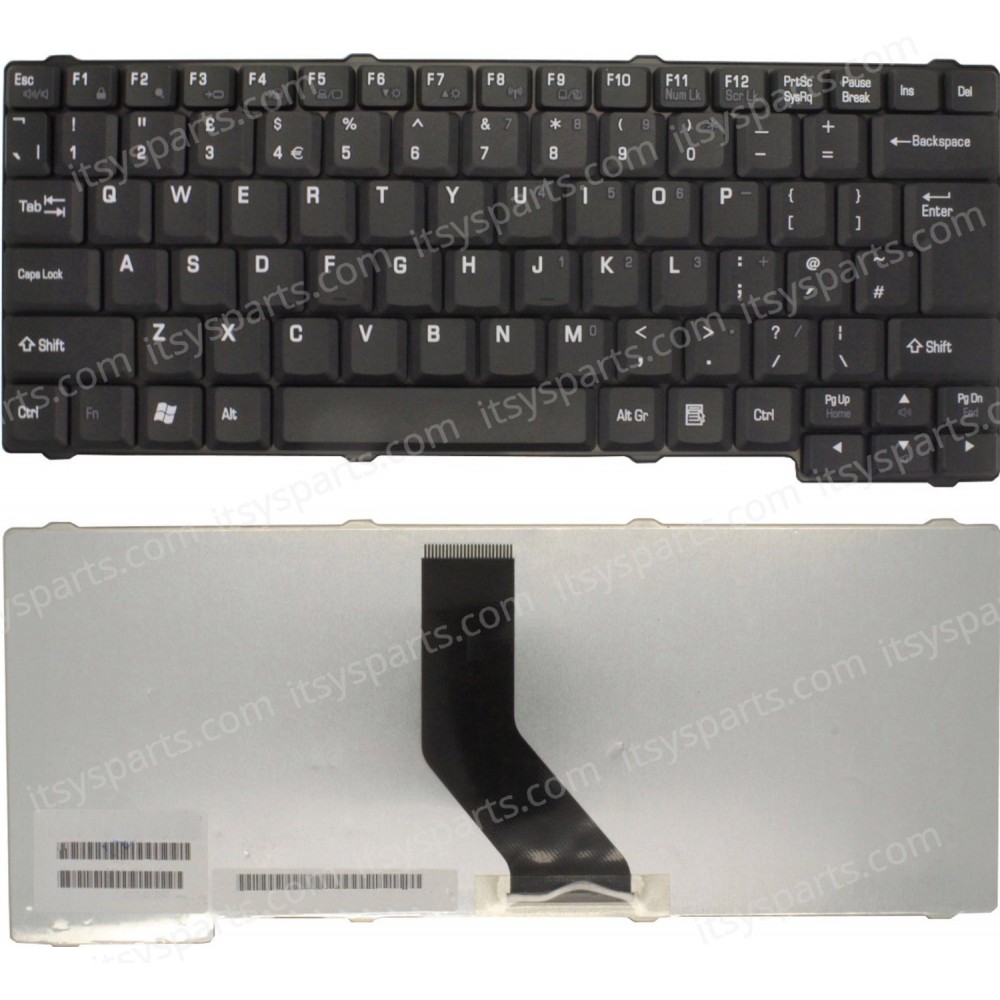 Laptop Keyboard TOSHIBA L10 L15 L20 L25 L30 EQUIUM PSLA5E-002005AV AE1310IF010-FR AEBH10I-113 AEBH10IE111 AEBH10IT019-IT AEEW30IA014 AEEW30IE010-EN AEEW30IG012-GR AEEW30II015-IT AEEW30IT012 UK VERSION BLACK KEYBOARD(Ref.40210UK)