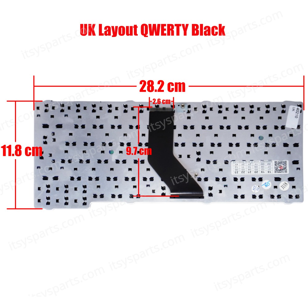 Laptop Keyboard TOSHIBA L10 L15 L20 L25 L30 EQUIUM PSLA5E-002005AV AE1310IF010-FR AEBH10I-113 AEBH10IE111 AEBH10IT019-IT AEEW30IA014 AEEW30IE010-EN AEEW30IG012-GR AEEW30II015-IT AEEW30IT012 UK VERSION BLACK KEYBOARD(Ref.40210UK) Laptop Keyboard TOSHIBA L10 L15 L20 L25 L30 EQUIUM PSLA5E-002005AV AE1310IF010-FR AEBH10I-113 AEBH10IE111 AEBH10IT019-IT AEEW30IA014 AEEW30IE010-EN AEEW30IG012-GR AEEW30II015-IT AEEW30IT012 UK VERSION BLACK KEYBOARD(Ref.40210UK)