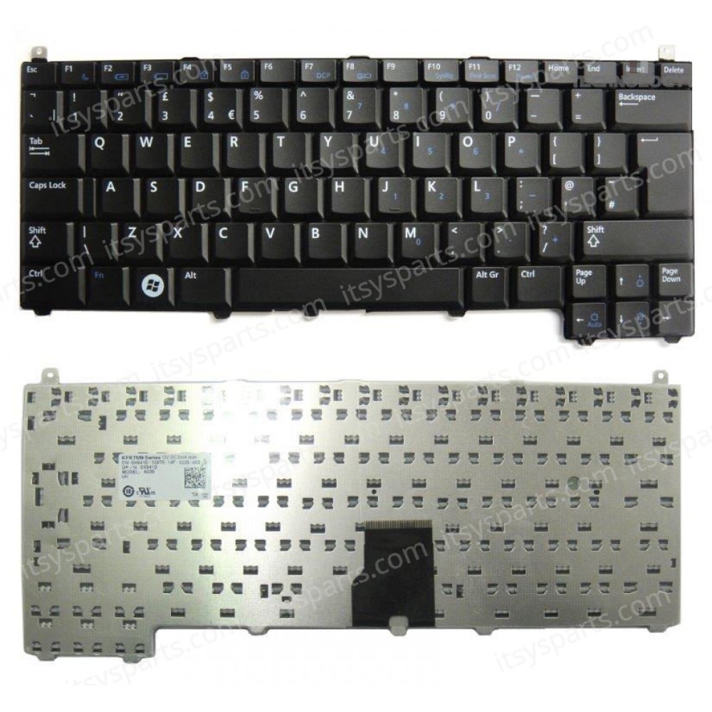 Laptop Keyboard DELL LATITUDE E4200 W688D A037 RN076894 W688D W690D 0W688D CN-0W688D 0X541D KFRTM9 CN0X541D1297614F0014A02 0X541D 0T989G UK VERSION BLACK KEYBOARD(Ref.40220UK)