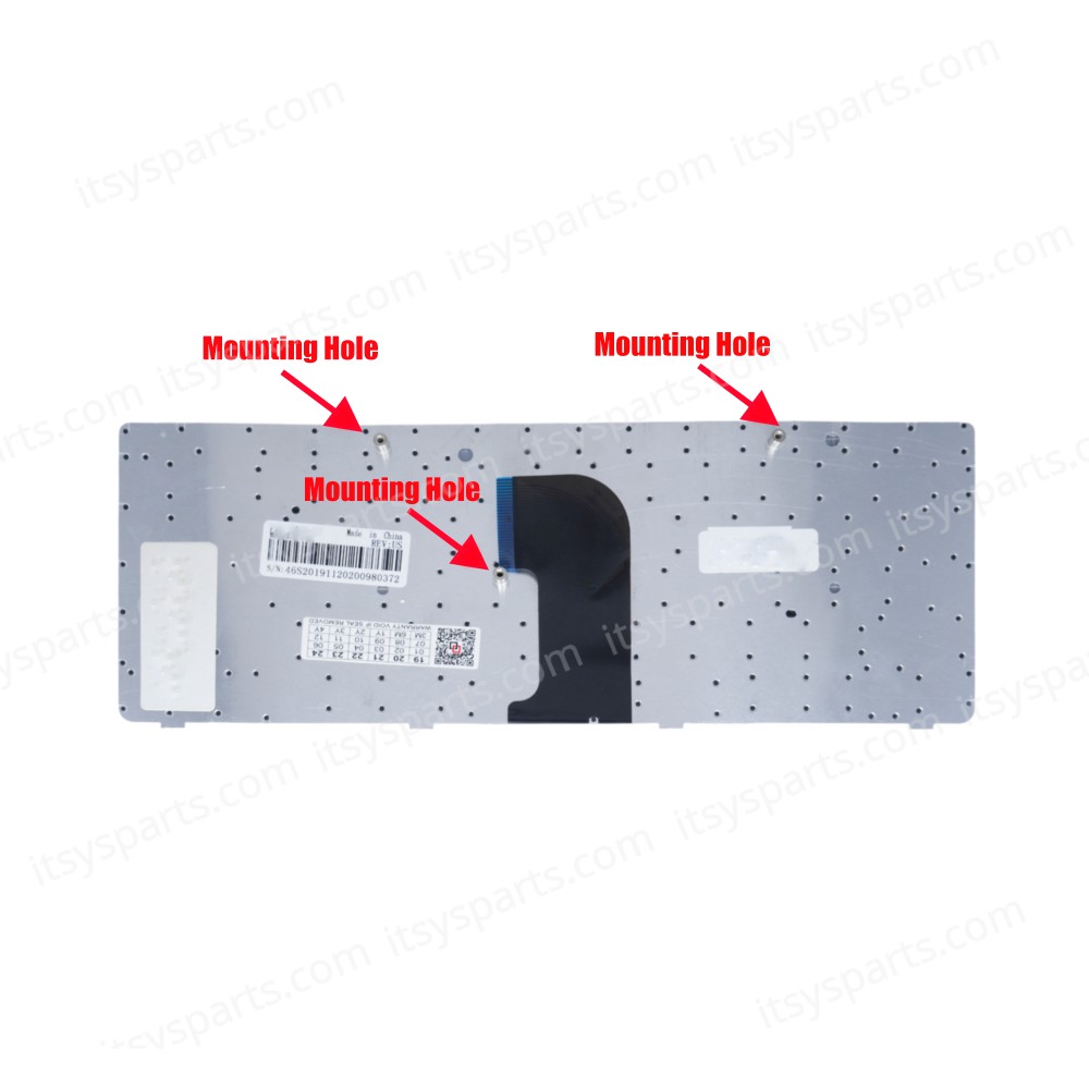 Keyboard Laptop Lenovo G460 G460A G460AL G460AX G460EX G460e G465 G465A G465AX 25-009750 25-009799 25-009800 25-009804 25-009808 UK VERSION BLACK KEYBOARD(Ref.40216UK)