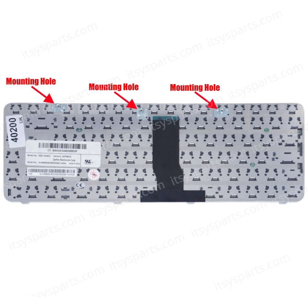 Keyboard Laptop HP Compaq Presario CQ50 G50 Series CQ50Z CQ50Z-100 CQ 50 CQ 50Z G 50 CQ50-100 CQ50-101LA CQ50-103LA CQ50-103NR UK VERSION BLACK KEYBOARD(Ref.40200UK)