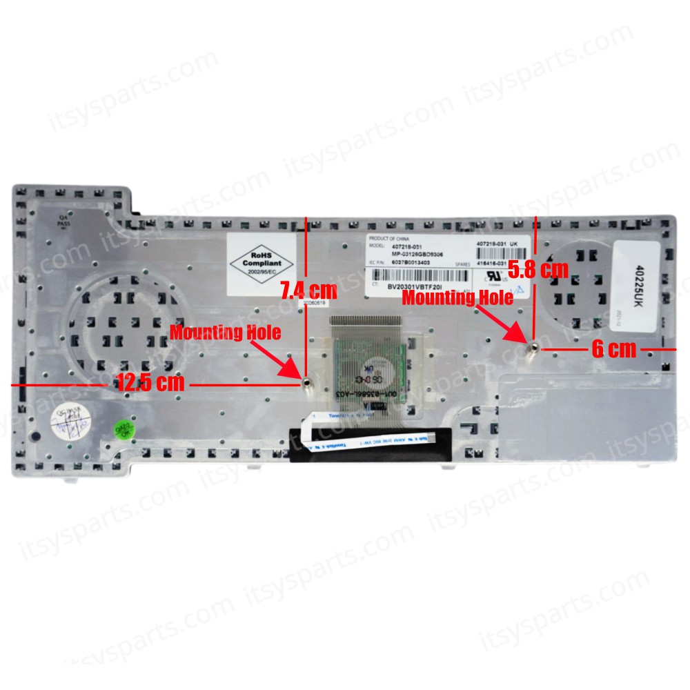 Laptop Keyboard HP NC8200 NC8220 NC8230 NC8230 NC8400 NC8430 NC8440 NW8240 NX7300 NX7400 NX8220 359087-B31 359089-171 407218-041 407218-161 407218-A41 413554-001 413554-031 413554-041 UK VERSION BLACK KEYBOARD(Ref.40225UK)