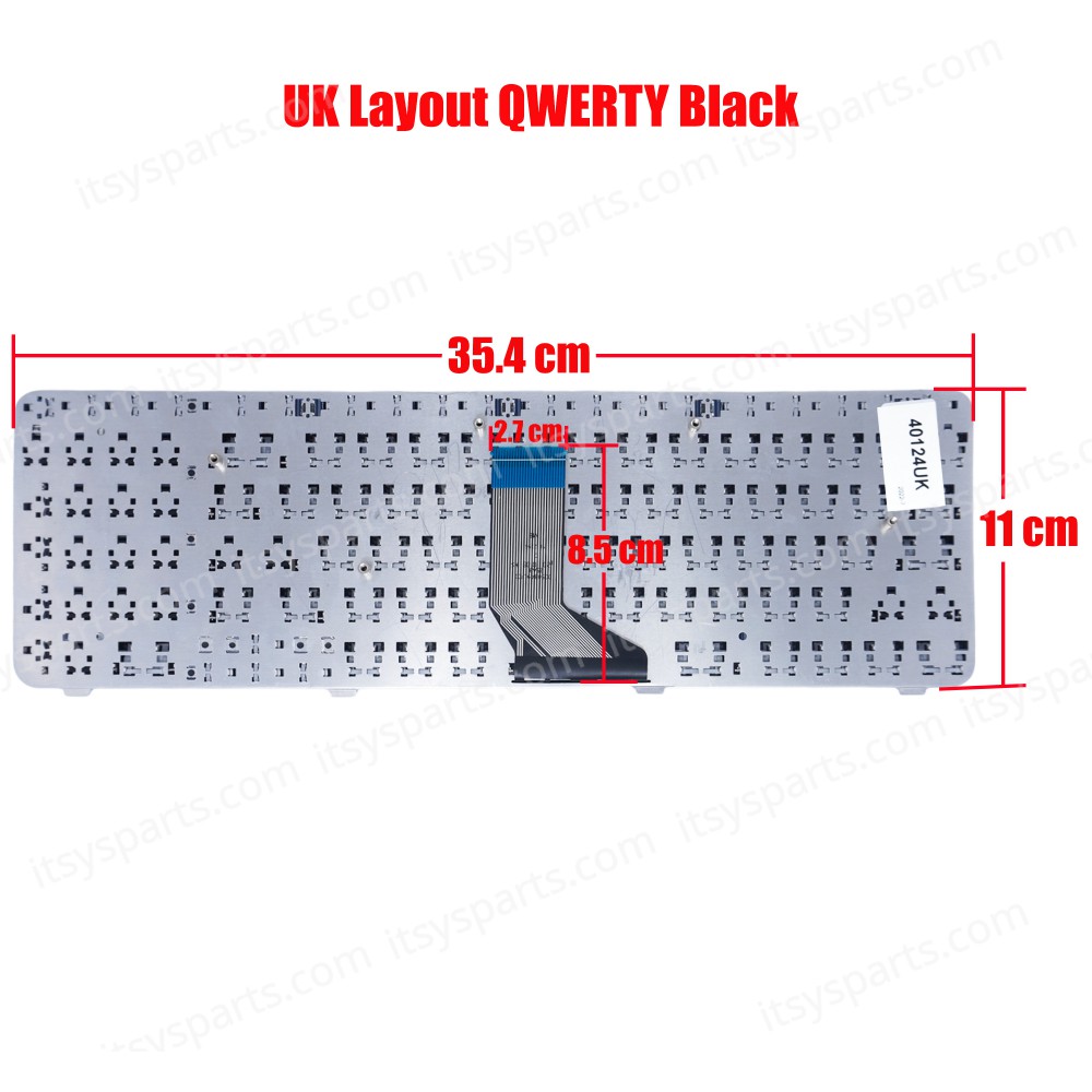 Keyboard Laptop HP Compaq Presario CQ61 G61 G61-100 VT994EA CQ61-310SD G61-200 G61-300 CQ61-200 CQ61-100 CQ61-300 G6-420ED AEOP6+00010 532818-151 517865-151 532819-151 517865-031 CQ61-430EV UK VERSION BLACK KEYBOARD(Ref.40124UK)