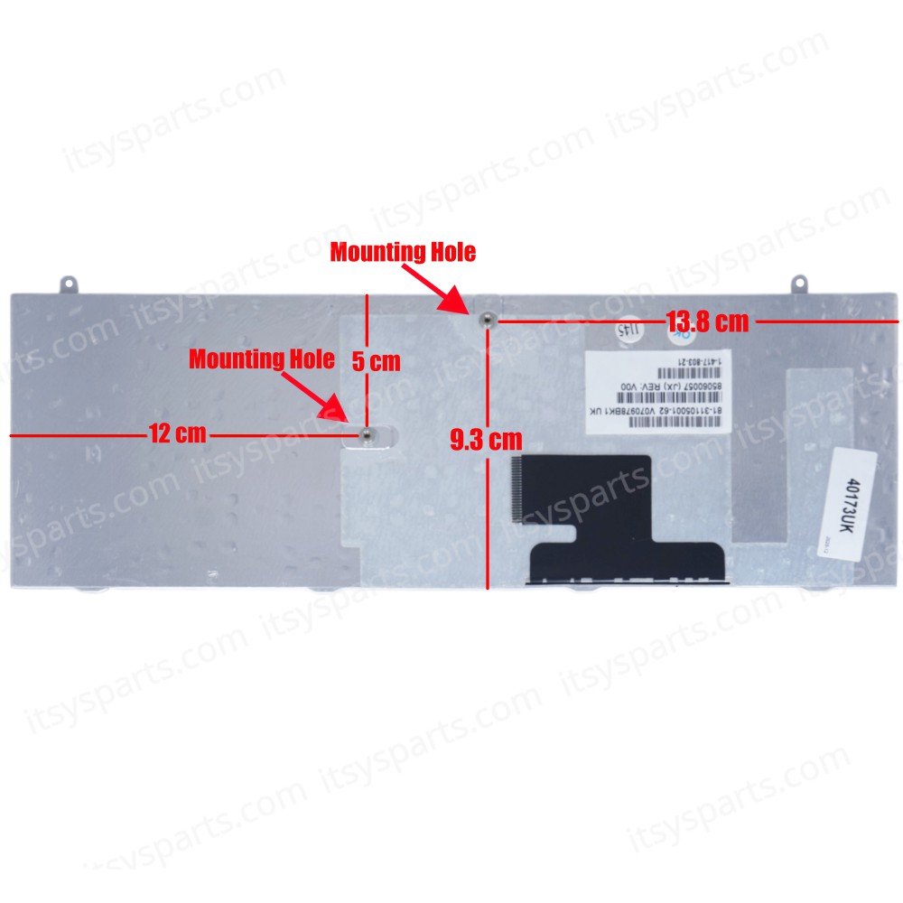 Laptop Keyboard Sony VGN-FZ11M VGN-FZ140QE VAIO VGN-FZ145E VAIO VGN-FZ15 VAIO VGN-FZ150E VAIO VGN-FZ150E/BC VAIO VGN-FZ150EBC VAIO VGN-FZ15G VAIO VGN-FZ15L VAIO VGN-FZ15M VAIO VGN-FZ15S VAIO VGN-FZ15T VAIO VGN-FZ160E (Ref.40173UK)