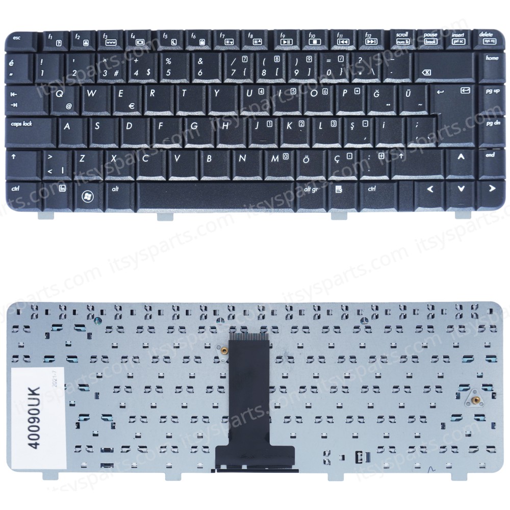 Keyboard Laptop Keyboard for HP Compaq 6720 6720s 6720T 6520 6520s 5520 5520S 540 541 550 456624-031 481424-031 495400-031 V061126AK1 6037B0023126 UK Black ( Ref.40090UK )