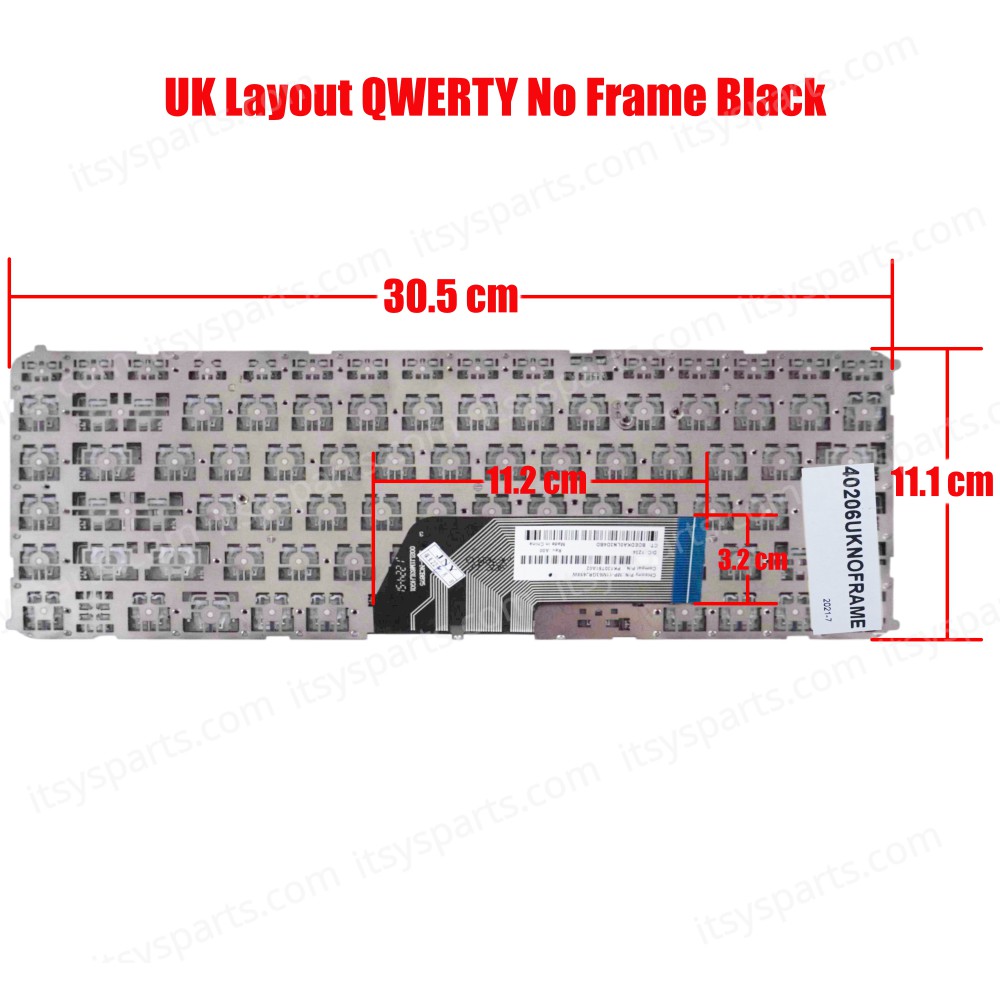 Laptop Keyboard HP ENVY 6-1000 4-1000 4-1100 4-1200 4-1004TX ENVY 4-1005TX ENVY 4-1007TX Envy 4-1237tx 4-1024tx 1040tu 1008tx envy 6 4-1220tx 4-1227tx 4-1228tx 4-1236tx HP 686836-001 UK VERSION BLACK KEYBOARD WITHOUT FRAME(Ref.40206UKNOFRAME)