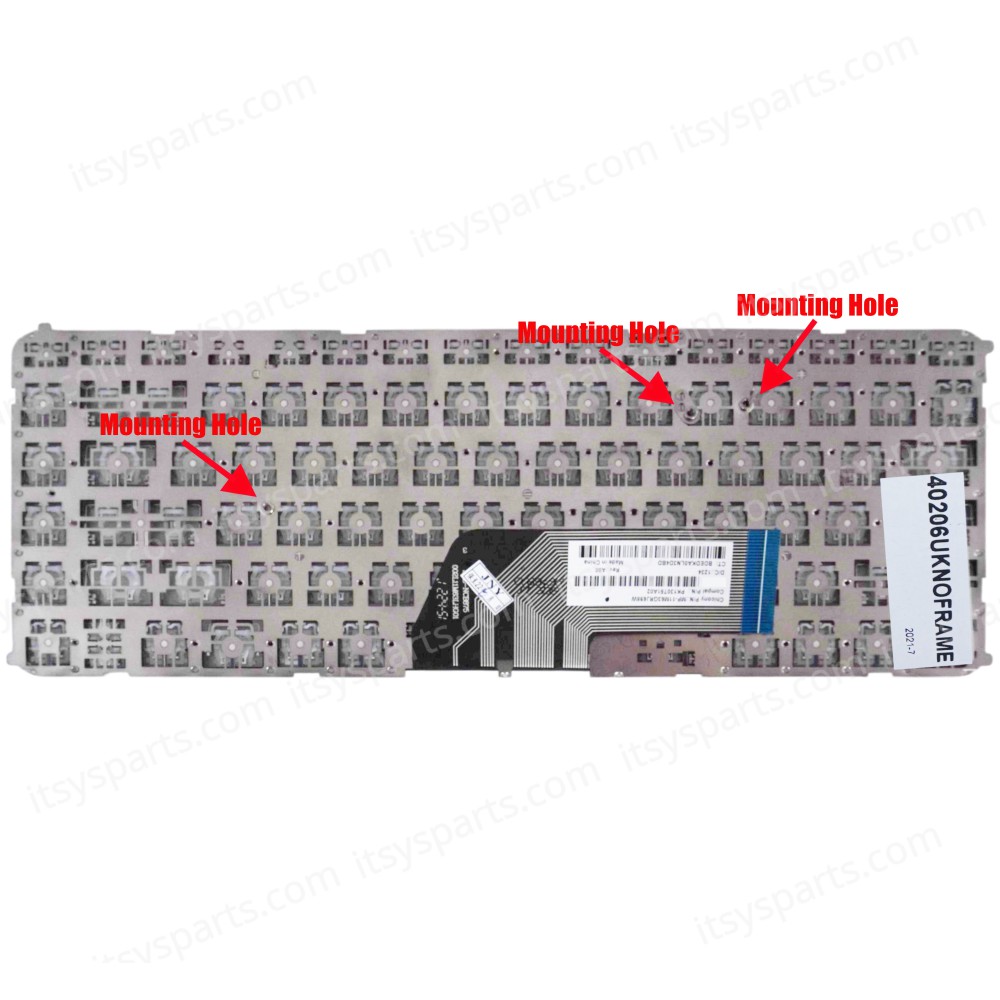 Laptop Keyboard HP ENVY 6-1000 4-1000 4-1100 4-1200 4-1004TX ENVY 4-1005TX ENVY 4-1007TX Envy 4-1237tx 4-1024tx 1040tu 1008tx envy 6 4-1220tx 4-1227tx 4-1228tx 4-1236tx HP 686836-001 UK VERSION BLACK KEYBOARD WITHOUT FRAME(Ref.40206UKNOFRAME)