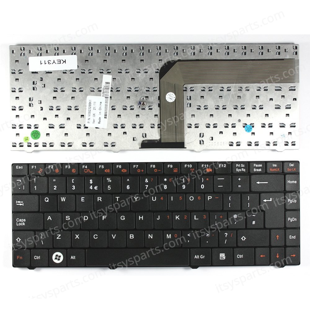 Keyboard Laptop Advent 5301 5302 5311 5312 5313 5421 5431 5511 5610 5611 5612 5711 5712 9115 9415 9516 9517 Keyboard 71GU41084-10 71GU41414-00 71GU50344-00 MP-05696LA-3606 MP-07G36GB-3602 MP-07G38GB-36011 UK VERSION BLACK KEYBOARD(Ref.40207UK) Keyboard Laptop Advent 5301 5302 5311 5312 5313 5421 5431 5511 5610 5611 5612 5711 5712 9115 9415 9516 9517 Keyboard 71GU41084-10 71GU41414-00 71GU50344-00 MP-05696LA-3606 MP-07G36GB-3602 MP-07G38GB-36011 UK VERSION BLACK KEYBOARD(Ref.40207UK)