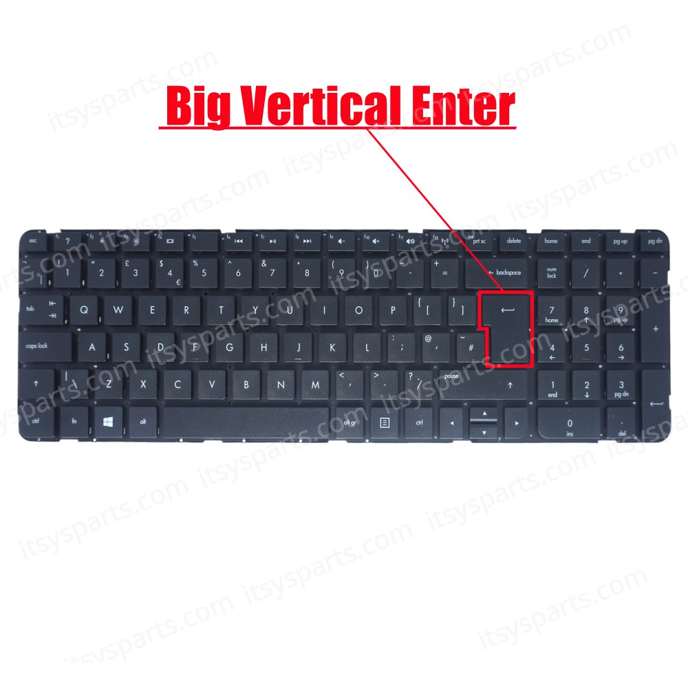 Laptop Keyboard for HP pavilion HP G7-2000 G7-2100 G7-2200 G7-2300 AER39U00320 AER39+01010 697477-151 699815-151 674286-001 685126-001 AER39U00020 V132546AS1 2B-04901Q121 2B-04916Q121 2B-04920Q121 UK VERSION BLACK (SKU.40049UKNOFRAME)