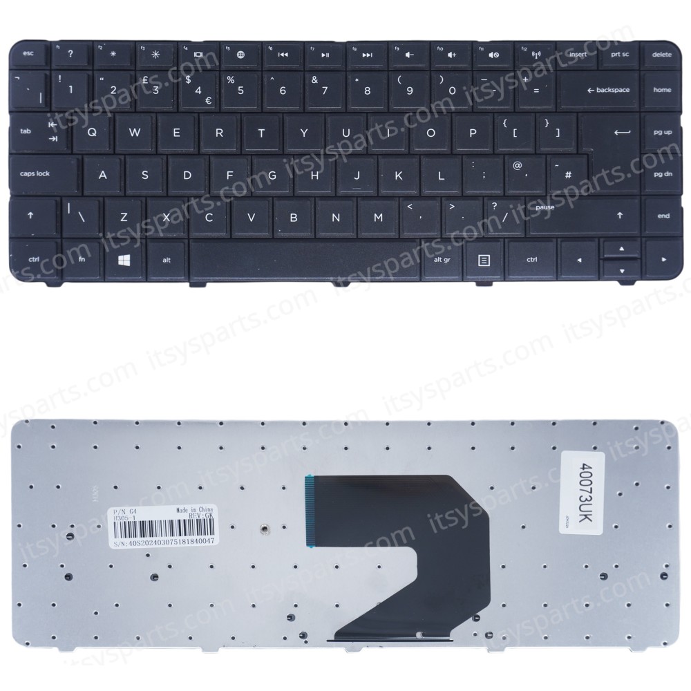 Laptop Keyboard for HP G4 G6 G4-1000 CQ43 CQ430 G4-1000 G4-1311NR G6-1000 630 635 CQ57 CQ58 2000 CQ43-108TU 633183-001 633183-031 643263-031 633183-dj1 UK Black ( Code 40073UK )