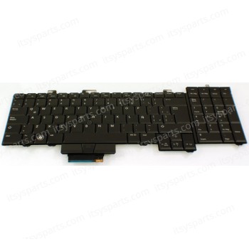 Laptop Keyboard for DELL Precision M6400 M6500  0D120R D120R LW F186F NSK-DE11E 0X913D X913D 0D134R LW 0F191F F191F LW 0D133R LW 0D132R D132R HW 0F180F F180F UK BLACK (SKU.40134UK)