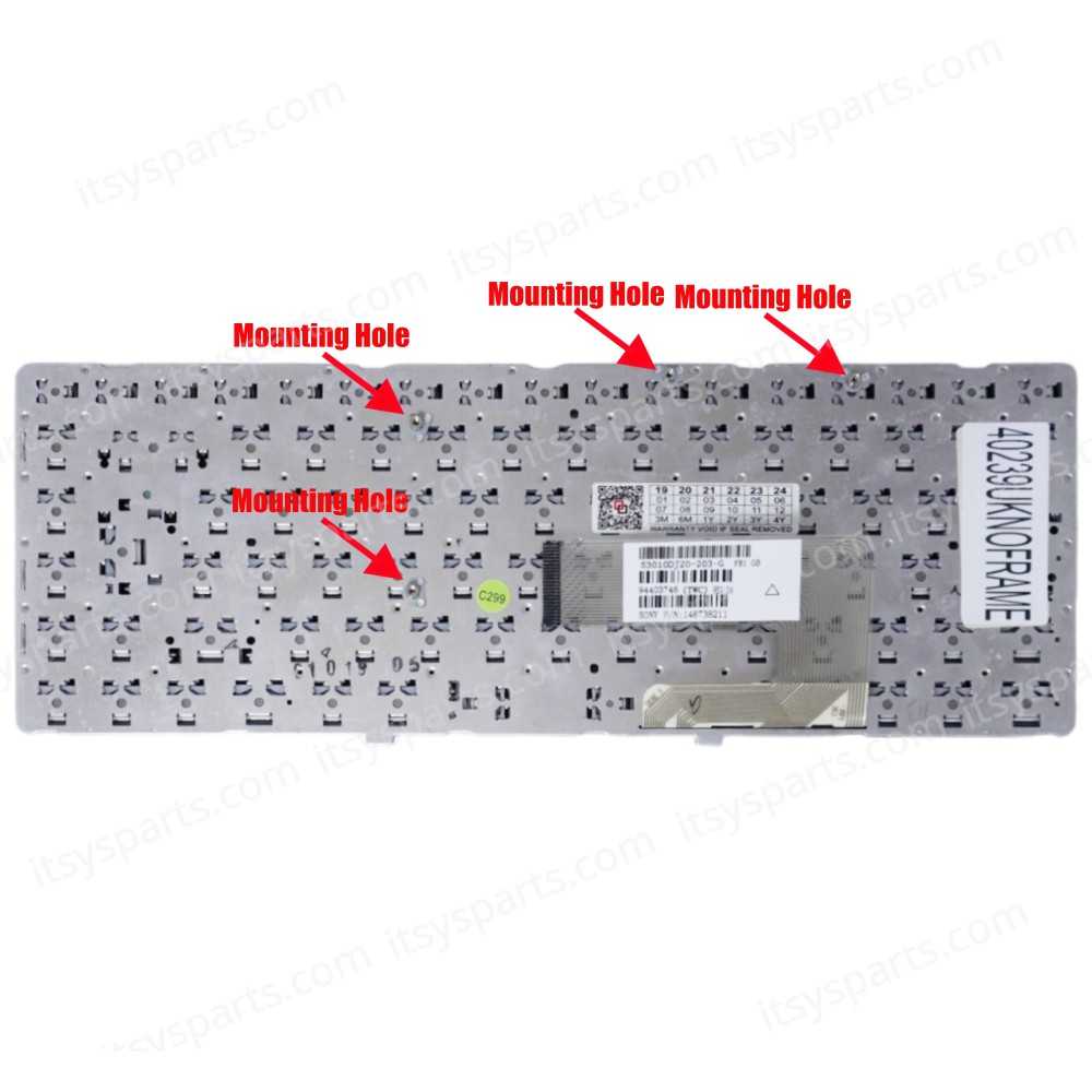 Laptop Keyboard Sony Vaio VGN-NW VGN NW VGN-NW200 NW180 VGN-NW11S PCG-7171M VGN-NW21MF VGN-NW11Z/S PCG7171M KEYBOARD BLACK KEYBOARD(Ref.40239UKNOFRAME)