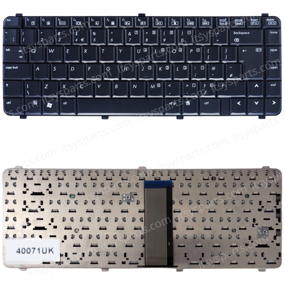 Keyboard Laptop HP COMPAQ HP 511 515 516 610 610 615 6530 6530s 6531S 6535s 6730s 6735s CQ510 CQ610 539682-041 490267-001 490267-031 490267-041 490267-051 490267-061 UK VERSION BLACK KEYBOARD(Ref.40071UK)