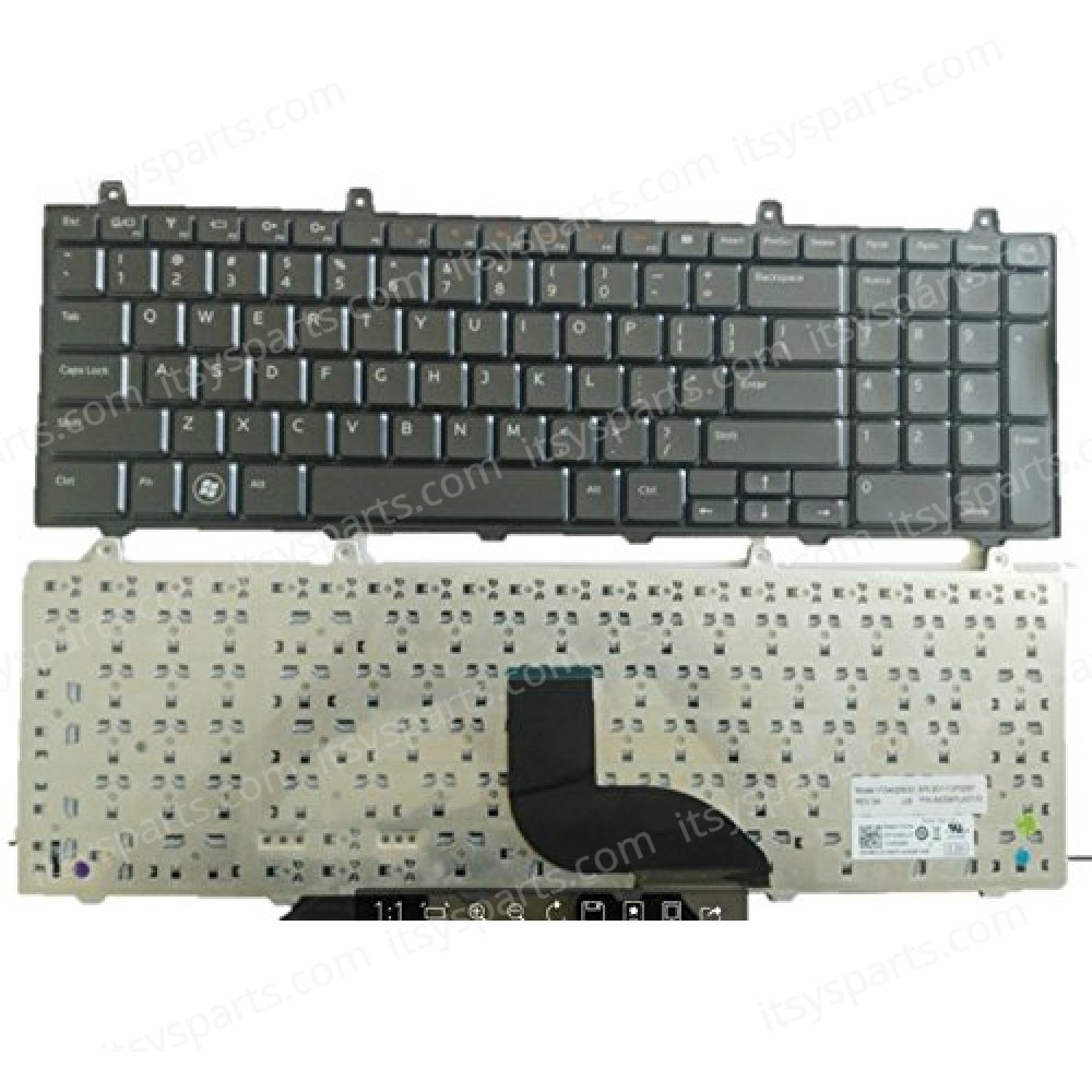 Laptop Keyboard DELL Studio 1749 XPS 17 L701X, 1749 ,1745, 1747 Dell Studio 1749, L701X, XPS17 OF939P DELL STUDIO 1749 1747 AEGM7G00110 AEGM7N00110 AEGM7P00110 AEGM7Q00110 (Ref.40346US)