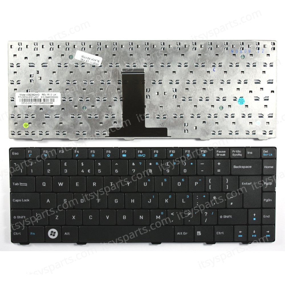 Laptop Keyboard Asus F80 F80C F80CR F80H F80L F80Q F80S F81 F81S F81SE F82 F82Q F83CR F83E F83SE F83T X82 X82S X85 X85S X88 X88S X88V 04GNEP1KRU10 04GNH41KBBR0 04GNH41KPO00 UK VERSION BLACK KEYBOARD(Ref.40240UK)