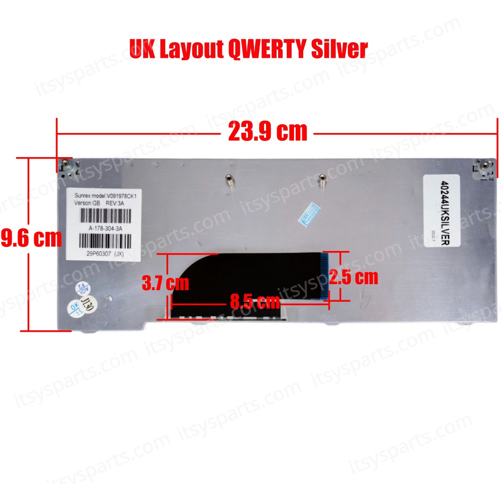 Laptop Keyboard Sony Vaio Vaio VPCM VPC M VPC-M12 VPC-M11 VPC-M111AX M121AX VPCM12L PCG-21313M 21313L PCG-21311T V091978CK1 A-178-301-4A VPC-M11 VPC-M12 VPC-M13 VPC-M111AX VPC-M111AX/B VPC-M111AX/W UK VERSION SILVER KEYBOARD(Code 40244UKSILVER)