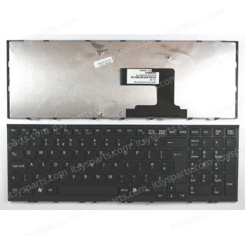 Keyboard Laptop Sony VAIO VPC-EL VPCEL VPC-EL111T VPC-EL111T VPC-EL13FX VPC-EL15FX/B PCG-71C11L PCG-71C12L 9Z.N5Csw.C01 148981611 148968711 V116630A 148968911 148968781 9Z.N5CSW.A0U Sony 148968711 148968751 UK VERSION BLACK KEYBOARD(Ref.40152UK)