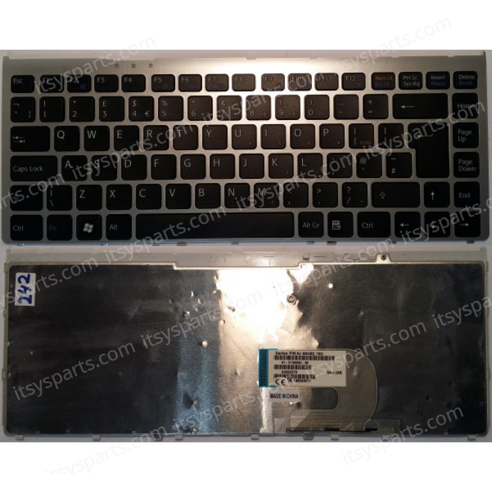 Keyboard Laptop Sony VAIO VGN-FW 148084331 148084332 148084351 148084511 148084521 148084721 148084811 9J.N0U82.001 9J.N0U82.00J 9J.N0U82.101 9J.N0U82.10U NSK-S8001 NSK-S8101 NSK-S810U ( SKU.40149UKSILVER ) Keyboard Laptop Sony VAIO VGN-FW 148084331 148084332 148084351 148084511 148084521 148084721 148084811 9J.N0U82.001 9J.N0U82.00J 9J.N0U82.101 9J.N0U82.10U NSK-S8001 NSK-S8101 NSK-S810U ( SKU.40149UKSILVER )