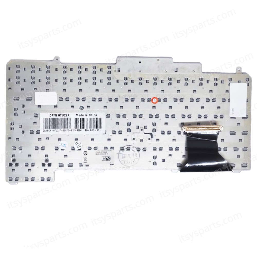 Laptop Keyboard Dell Latitude D620 D630 D631 D820 D830 D531 Precision M65 0DR157 0GM158 0UC146 0UC172 0WP828 9J.N6782.00U 9J.N6782.01B 9J.N6782.203 9J.N6782.203 9J.N6782.406 9J.N6782.40E 9J.N6782.41B 9J.N782.401UK VERSION BLACK KEYBOARD(Ref.40242UK)
