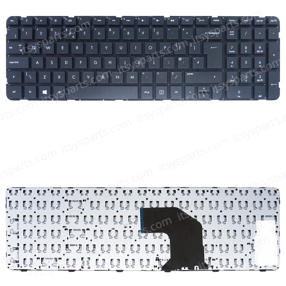 Laptop Keyboard for HP PAVILION g6-2000 UK BLACK (SKU.40035UKNOFRAME)