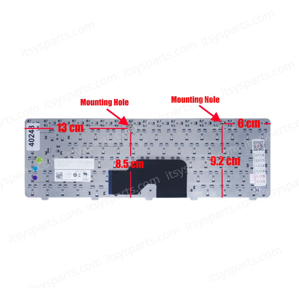 Laptop Keyboard Dell Inspiron 1370 0HC1J0 HC1J0 V100802AS1 NSK-DJB01 PK1309Y1A00 9Z.N1K82.A06 9Z.N1K82.B01 0HC1J0 0R5GX0 9Z.N182.B0F 9Z.N182.B0G 9Z.N182.B0R 9Z.N182.B0S UK VERSION BLACK KEYBOARD(Ref.40248UK)
