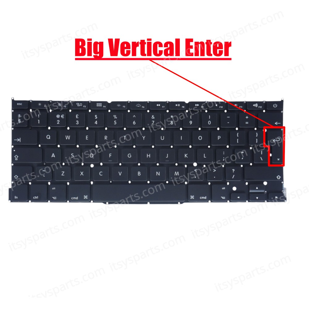 Laptop Keyboard for Apple MacBook Pro Retina 13" A1502 2013 2014 MF839 MF840 MF841 ME864 ME664 ME293 ME294 661-02361 UK No Frame Black ( SKU.40171UK )