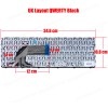 Keyboard Laptop HP PAVILION 15-E 15E 15-N 250 G3 250 G2、 250 G3、 255 G2、 255 G3、 256 G2、 256 G3 708168-001 AER65U00210414QB 9Z.N9HSC.60L NSK-CN6SCUK KEYBOARD UK VERSION BLACK KEYBOARD WITH FRAME(Ref.40033UK)