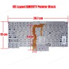 Laptop Keyboard IBM Lenovo T400S T410 T410I T410S T420 T420I T420S T510 T510i T520 45N2161 T520i C9-90N0 W510 W520 X220 X220I X220S X220T 45N2176 0CZ563BLACK US KEYBOARD C9-90GB MP-08G36GB-4 45N2135 45N2170 45N2126 Ref.40255US)