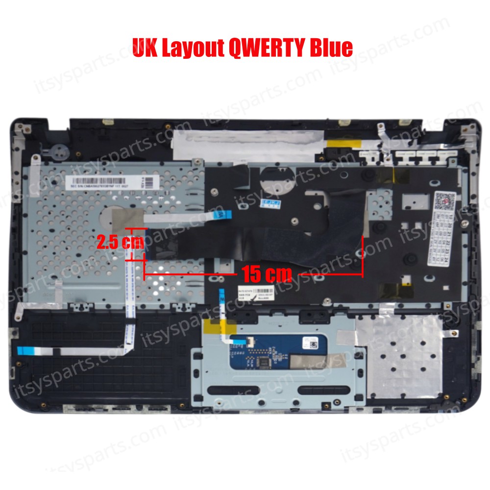 Laptop Keyboard Samsung SF311 SF310 BA75-02747D BA81-11359A Palmrest with UK Keyboard pn BA75-02747A(Ref.40274UK)