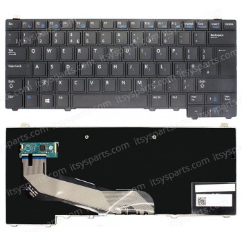 Laptop Keyboard DELL Latitude 14 5000 E5440 SN7223 Y4H14 0Y4H14 OY4H14 PK130WQA00 NSK-LDBUC 3KK86 03KK86 PK130WQ4B00 PK130WQ3B00 MP-13B73USJ698 SG-60720 SN7223BLC4FHX 0C4FHX BLACK Laptop Keyboard(Ref.40257UK)