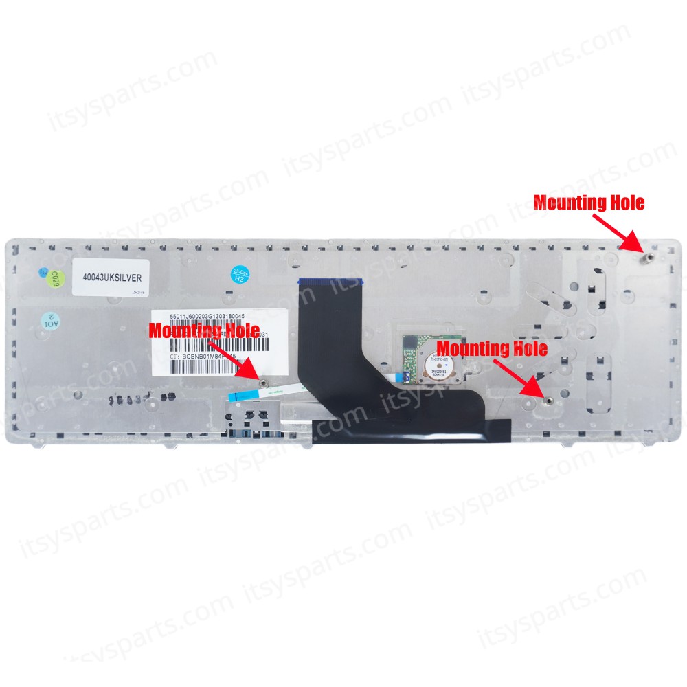 Laptop Keyboard for HP ELITEBOOK 8560P PROBOOK 6560B 6565B 641179-001 701987-151 550121C00-035-G 9Z.N6GSF.E01 701986-031 55012NT00-035-G 701987-151 9Z.N6GSF.L0L 55010JN00203G 55010KS00-289-G UK SILVER (SKU.40043UKSILVER)