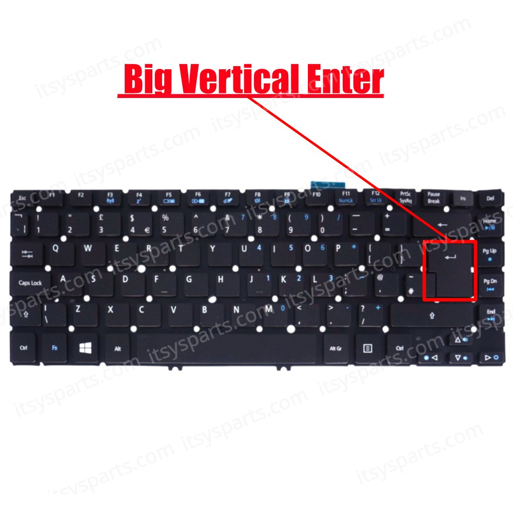 Laptop Keyboard Acer Aspire M5-481 M5-481G M5-481PT V5-431 V5-431G V5-431P V5-431PG V5-471 V5-471G V5-471P V5-471PG V5-472 V5-472G V5-472P V5-472PG V5-473 V5-473G V5-473P V5-473PG NSK-R2GBQ UK Laptop Keyboard(Ref.40270UKNOFRAME)