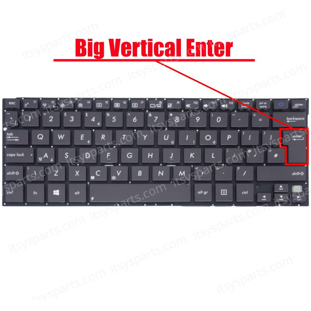 Keyboard Laptop ASUS TRANSFORMER BOOK TX300 TX300CA NSK-UQ00U REV:A 0KNB0-3627UK00 UK KEYBOARD BACKLIT NOFRAME(Ref.40269UKNOFRAME) Keyboard Laptop ASUS TRANSFORMER BOOK TX300 TX300CA NSK-UQ00U REV:A 0KNB0-3627UK00 UK KEYBOARD BACKLIT NOFRAME(Ref.40269UKNOFRAME)