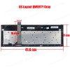 Laptop Keyboard ASUS G74 G74J G74JH G74S G74S-XR1 G74SW G74SX G74SX-3D G74SX-A2 G74SX-XC1 G74SX-XT1 G74V1262AS1 G74YI263SW G74YI263SX 04GN562KCB00-1 OKNO-L81US01 V126262AK1 UK Laptop Keyboard(Ref.40162UK)