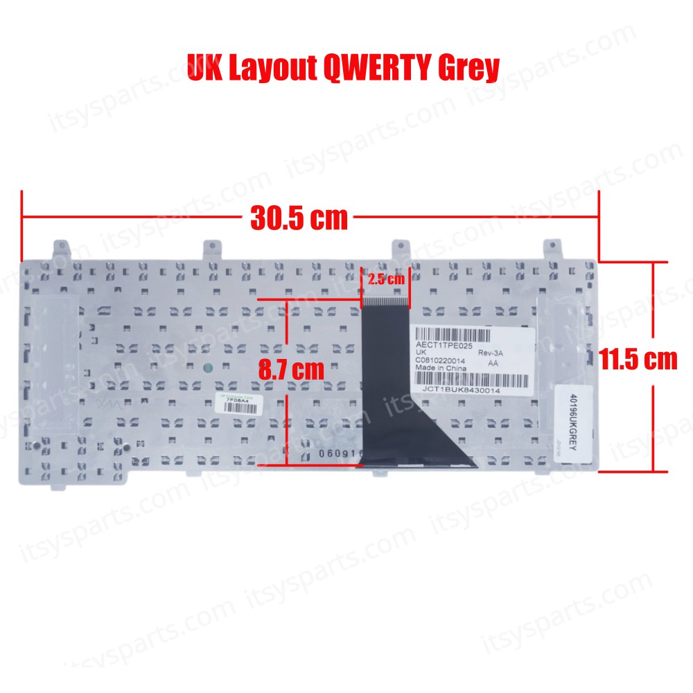 Laptop Keyboard HP DV5000 DV5100 DV5200 G3000 G5000 ZE2000 ZE2100 ZE2200 ZE2300 ZE2400 ZE2500 ZV5000 ZV5100 ZV5200 ZV5300 ZV5400 ZV6000 ZX5000 nx6125 nx9100 nx9105 nx9110 UK VERSION GREY Keyboard(Ref.40196UKGREY)