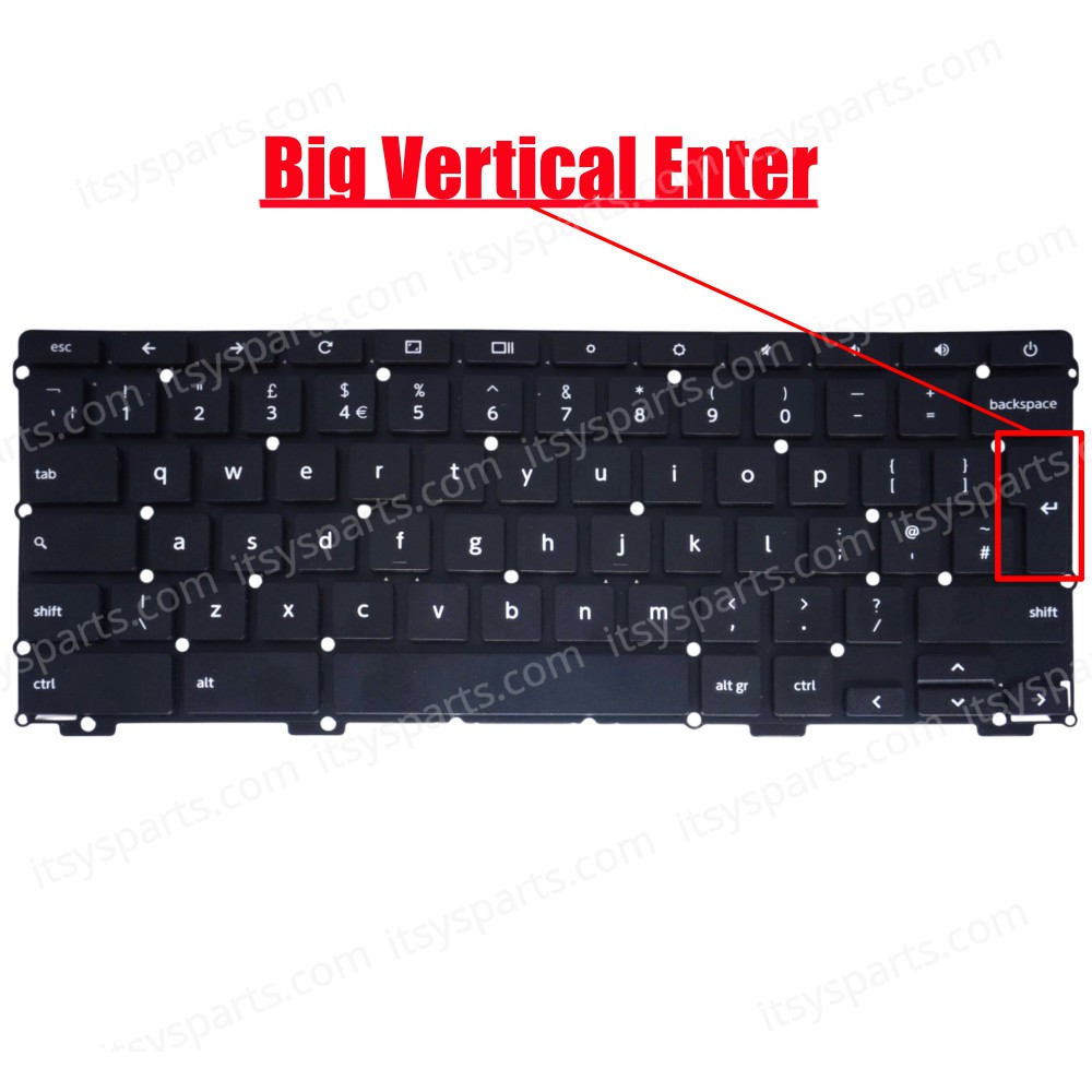 Laptop Keyboard Toshiba Chromebook CB30-A CB30-A3120 CB35-A CB35-A3120 CB30-B CB30-B3121 CB35-B CB35-B3300 CB35-C CB35-C3300 CB35-C3350 TOSHIBA CHROMEBOOK 2 CB30-B007 NOTEBOOK BLACK UK ENGLISH LAPTOP KEYBOARD NO FRAME D(Ref.40249UKNOFRAME)