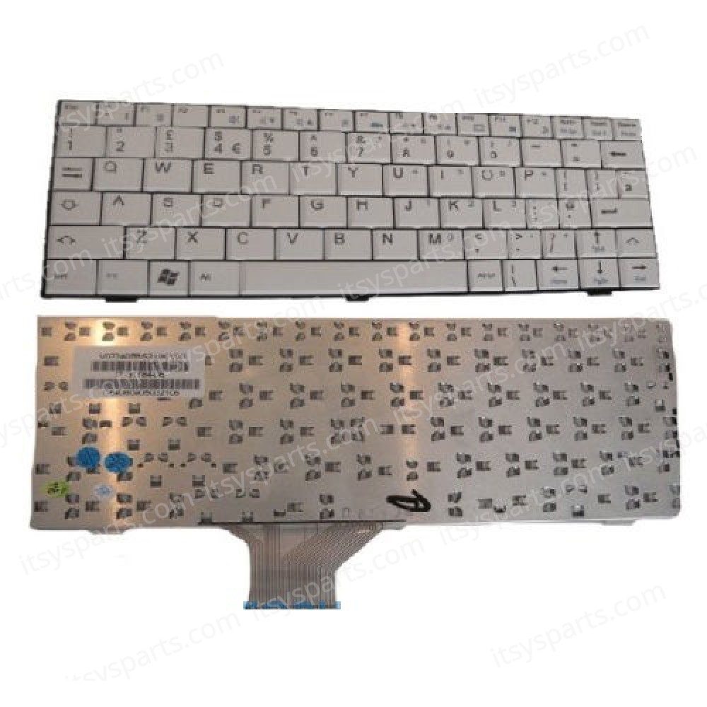 Laptop Keyboard FUJITSU UI350 V072405BS2 71-31784-06 WHITE KEYBOARD UK Laptop Keyboard(Ref.40235UKWHITE)