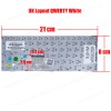 Laptop Keyboard FUJITSU UI350 V072405BS2 71-31784-06 WHITE KEYBOARD UK Laptop Keyboard(Ref.40235UKWHITE)