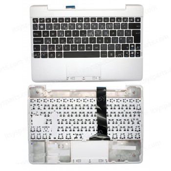 Laptop Keyboard Asus Transformer Pad TF300T UK Keyboard 13A027604057M MP-11F16CH-442 TF300TL-B1-BL TABLET UK Silver Palmrest KEYBOARD(Ref.40276UK)
