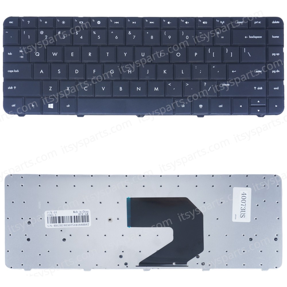 Keyboard Laptop HP G4 G6 G4-1000 CQ43 CQ430 G4-1000 G6-1000 630 635 CQ57 CQ58 Home 2000 CQ43-108TU 633183-001 633183-001 633183-031 643263-031 633183-dj1 643263-DJ1 US VERSION BLACK KEYBOARD(Code 40073US)